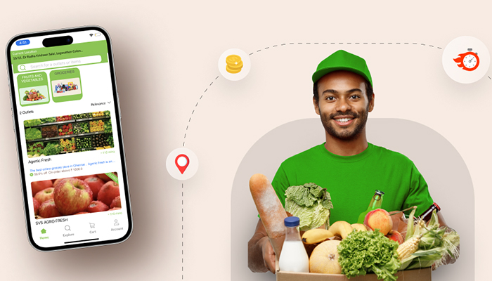 Grocery App Development in Faridabad 