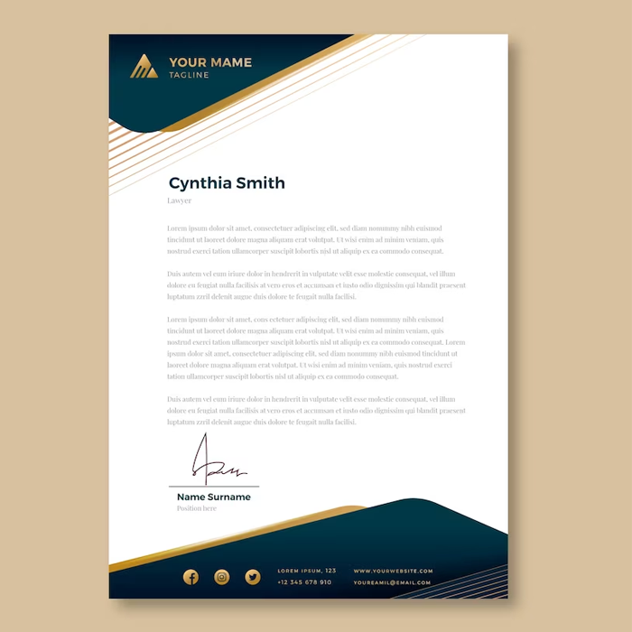 Creating Professional and Distinctive Letterhead Designs to Enhance Your Business
              Communications